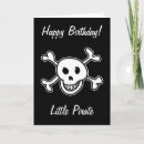 Search for funny pirate birthday cards Skull