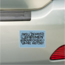Search for feminist bumper stickers quote