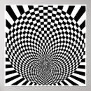 Search for op art posters Black