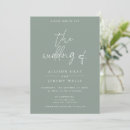 Search for jade green invitations Minimalist