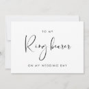 Search for ring bearer cards Elegant