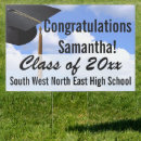 Search for large graduation outdoor signs High school