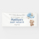 Search for teddy bear baby shower banners Blue
