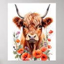 Search for highland cow art Flowers