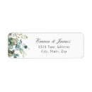 Search for eucalyptus return address labels Elegant and modern