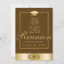 Search for brown and gold graduation invitations Modern