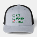 Search for naughty christmas hats Trucker