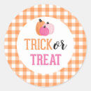 Search for trick or treat stickers Pink