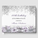 Search for 70th birthday guest books Glitter