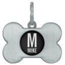 Search for modern pet tags Initial