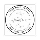 Search for round rubber stamps Country round return address