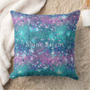Search for turquoise and purple pillows Girl