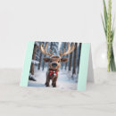 Search for moose holiday cards Winter