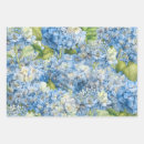 Search for blue hydrangea wrapping paper Elegant