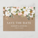 Search for pink save the date postcards Kraft paper
