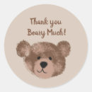 Search for thank you beary much stickers Woodland