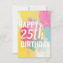 Search for 25th birthday cards Abstract