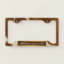 Search for cow license plate frames Western