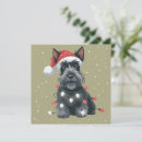 Search for scottish terrier christmas cards Festive