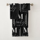 Search for black and white christmas bath towels Elegant