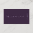 Search for purple business cards Elegant