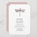 Search for dragonfly invitations Watercolor