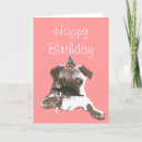Search for mustache birthday cards Dog