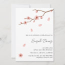 Search for cherry blossom baby shower invitations Minimalist