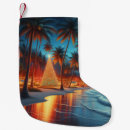 Search for palm tree christmas stockings Coastal