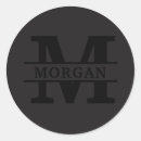 Search for initial stickers Black
