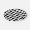 Search for buffalo plaid paper plates Rustic