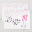 Search for 10th wedding anniversary invitations Champagne