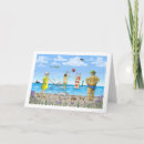 Search for happy vacation cards Illustration