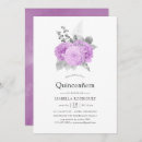 Search for purple silver quinceanera invitations Vintage