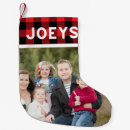 Search for family christmas stockings Red and black