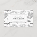 Search for beach house business cards Tropical