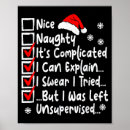 Search for funny christmas posters Nice naughty