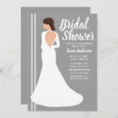 Search for diamonds and pearls bridal shower invitations Glam