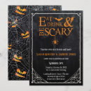Search for eat drink and be scary invitations Spider