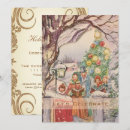 Search for old fashioned christmas invitations Victorian