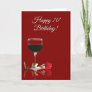 Search for wine birthday cards 70th