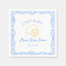 Search for blue lemon napkins Italian