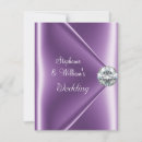Search for diamond wedding invitations Purple