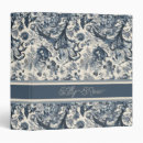 Search for floral binders Blue