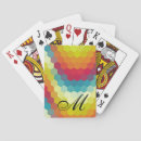 Search for rainbow playing cards Abstract