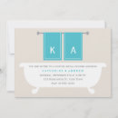 Search for his and hers shower invitations Modern