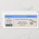Search for retro movie ticket invitations Old