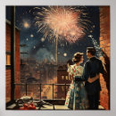 Search for vintage fireworks posters Colorful