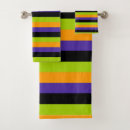 Search for halloween black and orange bath towels Striped