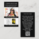 Search for author business cards Qr code